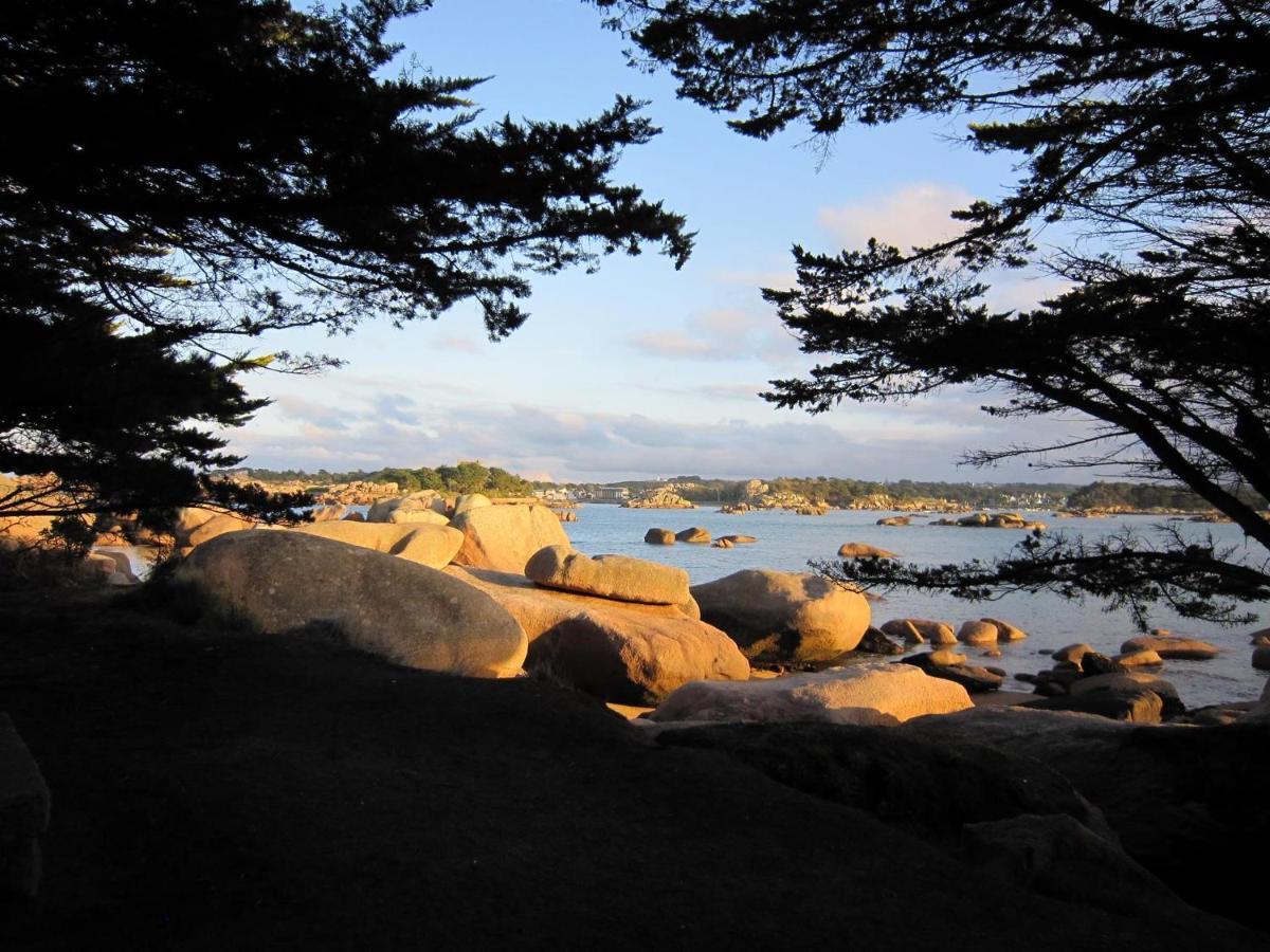 Trestraou, Cote De Granit Rose, Studio Vue Mer, Rez-De-Chaussee Perros-Guirec Exterior photo